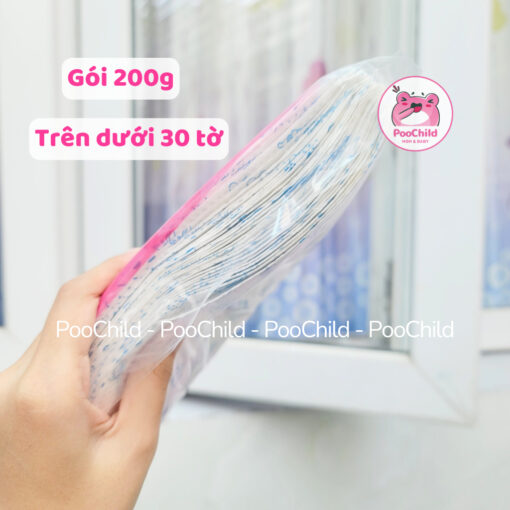Miếng lót phân su sơ sinh gói 200g gồm 4 lớp, tấm lót phân xu cho bé sơ sinh Viet Kids - Hình ảnh 6