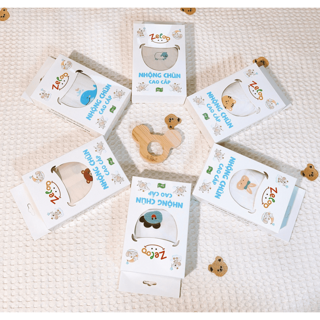 Nhộng chũn cho bé sơ sinh Zeloo chất Petit quấn chũn cho bé ngủ ngon cao cấp mềm mại chống giật mình - Hình ảnh 6