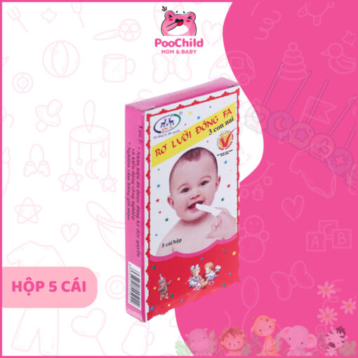 Rơ Lưỡi Đông Pha 3 Con Nai Bé Sơ Sinh Gạc Rơ Lưỡi Vệ Sinh An Toàn Không Mùi Hộp 5 Cái - Hình ảnh 3