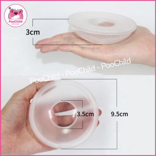 2 Phễu Hứng Sữa CMBEAR Có Nút Đậy, Chống Tràn Sữa, Bảo Vệ Đầu Ti, Mẹ Sau Sinh, Giữ Ngực Khô Thoáng - Hình ảnh 9