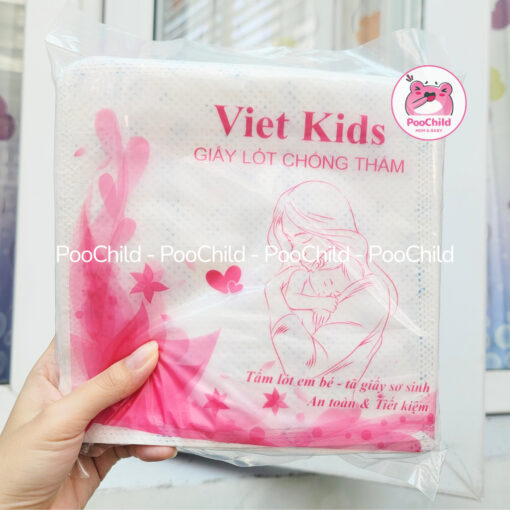 Miếng lót phân su sơ sinh gói 200g gồm 4 lớp, tấm lót phân xu cho bé sơ sinh Viet Kids - Hình ảnh 8
