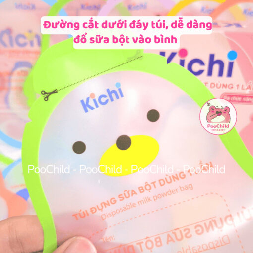Túi Đựng Sữa Bột cho bé Kichilachi hộp 30 túi trữ sữa bột du lịch tiện lợi 50g khóa zip chắc chắn - Hình ảnh 5