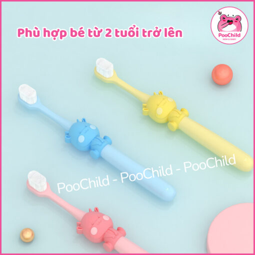Bàn Chải Cotton Siêu Mềm Cho Bé Từ 2 Tuổi – Bảo Vệ Răng Nướu Nhẹ Nhàng, Hiệu Quả - Hình ảnh 5