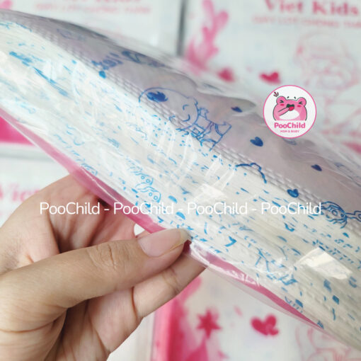 Miếng lót phân su sơ sinh gói 200g gồm 4 lớp, tấm lót phân xu cho bé sơ sinh Viet Kids - Hình ảnh 5