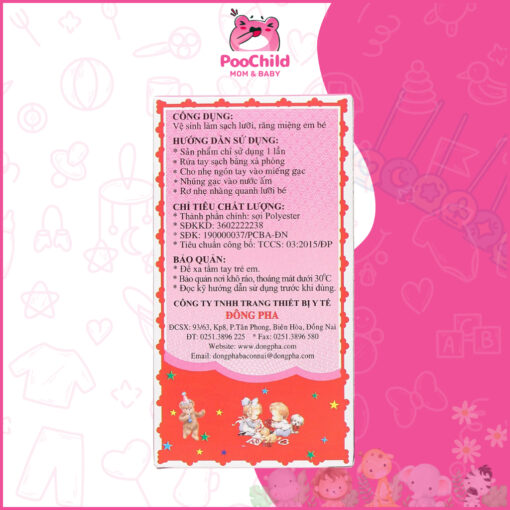 Rơ Lưỡi Đông Pha 3 Con Nai Bé Sơ Sinh Gạc Rơ Lưỡi Vệ Sinh An Toàn Không Mùi Hộp 5 Cái - Hình ảnh 4