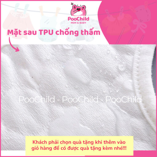 Yếm cho bé sơ sinh yếm tròn yếm ăn dặm cho bé chống thấm yếm tròn xoay 360 độ yếm dãi yếm xô yếm cổ - Hình ảnh 3