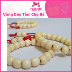 Vòng dâu tằm cho bé sơ sinh chống giật mình giúp bé sơ sinh ngủ ngon