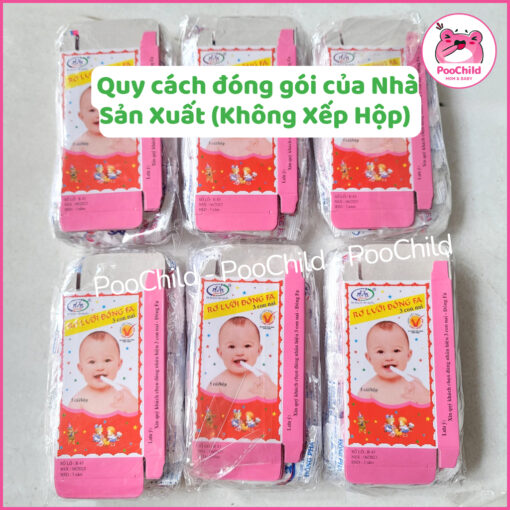 Rơ Lưỡi Đông Pha 3 Con Nai Bé Sơ Sinh Gạc Rơ Lưỡi Vệ Sinh An Toàn Không Mùi Hộp 5 Cái - Hình ảnh 6