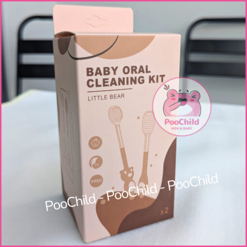 Rơ lưỡi và bàn chải đánh răng silicon cho bé vệ sinh răng miệng có cốc đựng nắp đậy 0-18 tháng tuổi - Hình ảnh 8