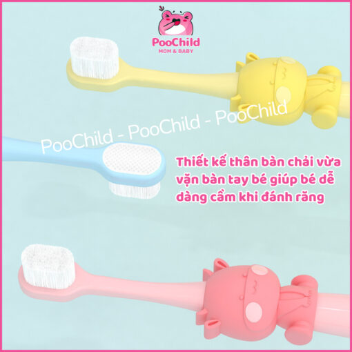 Bàn Chải Cotton Siêu Mềm Cho Bé Từ 2 Tuổi – Bảo Vệ Răng Nướu Nhẹ Nhàng, Hiệu Quả - Hình ảnh 4