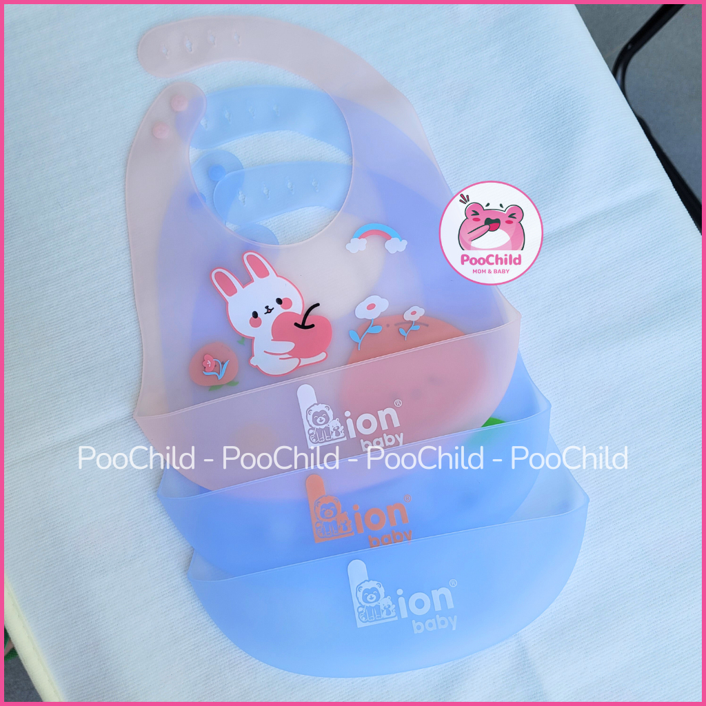 Yếm ăn dặm cho bé silicone có máng, yếm máng ăn dặm dẻo chống thấm nước siêu nhẹ dễ vệ sinh - Hình ảnh 3