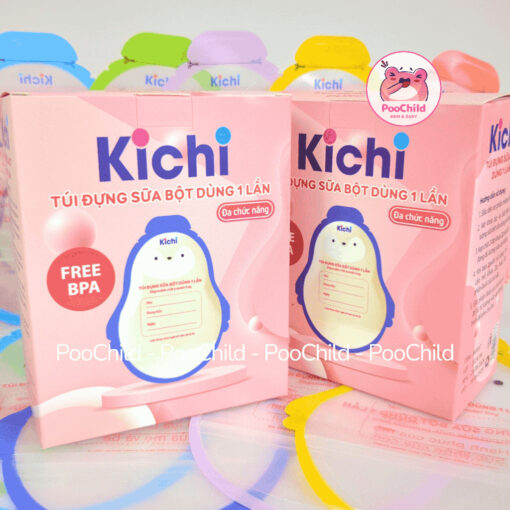 Túi Đựng Sữa Bột cho bé Kichilachi hộp 30 túi trữ sữa bột du lịch tiện lợi 50g khóa zip chắc chắn - Hình ảnh 9