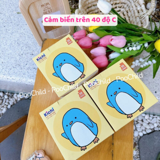 Túi trữ sữa Kichilachi có vòi cảm biến nhiệt độ 100ml/120ml/150ml/180ml/250ml túi đựng sữa mẹ để ngăn đông khoá zip - Hình ảnh 5