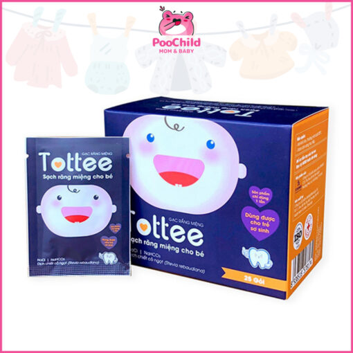 Gạc rơ lưỡi TOTTEE hộp 30 gói - Làm sạch và ngăn ngừa các vấn đề răng miệng cho bé sơ sinh - Hình ảnh 8