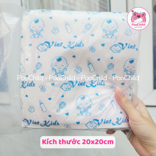 Miếng lót phân su sơ sinh gói 200g gồm 4 lớp, tấm lót phân xu cho bé sơ sinh Viet Kids - Hình ảnh 7